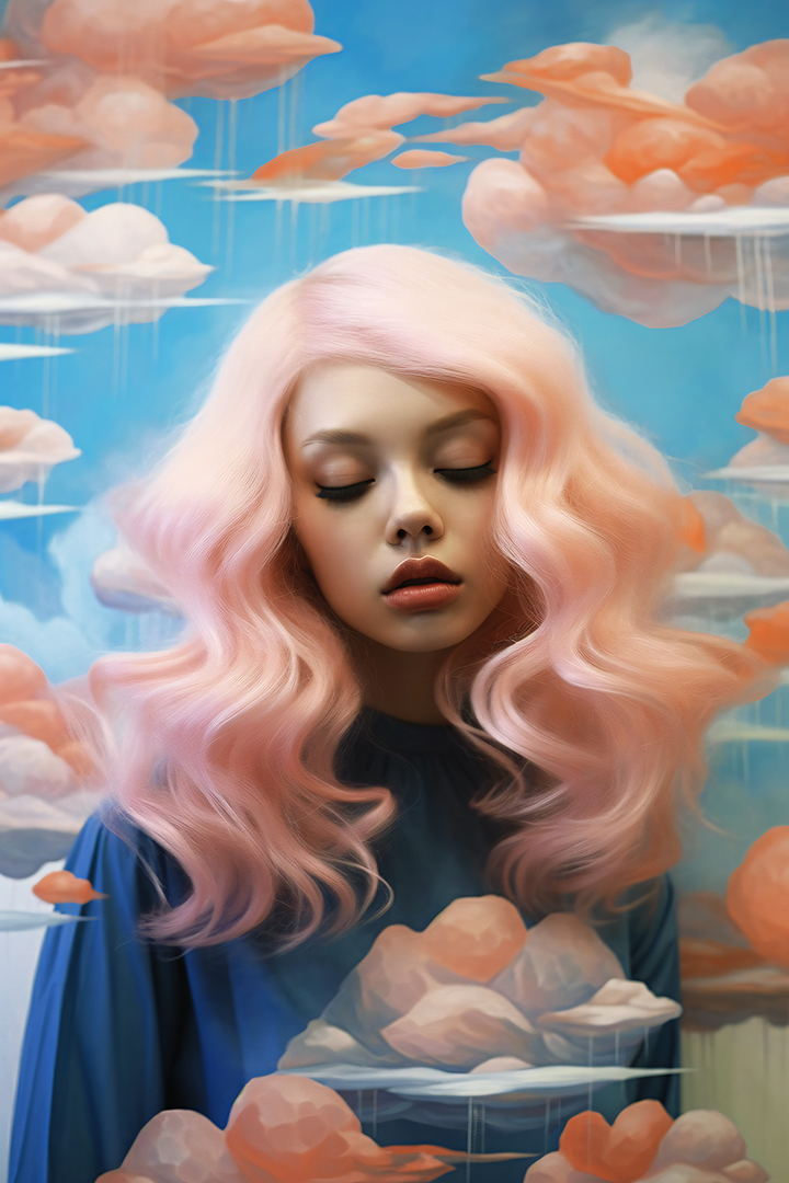Nebulous Veil Aeon Lumen High Quality Poster Print For Your Space 