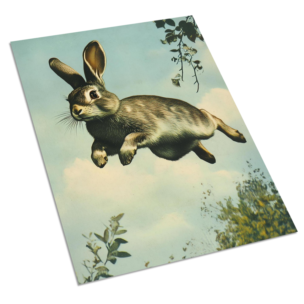Rabbit in Motion - Forest Hare