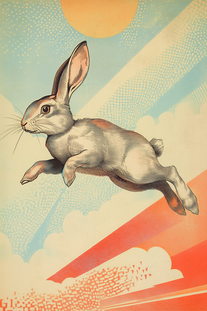 Rabbit in Motion - Sky Runner